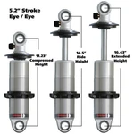 Ridetech 24159901 Hq Series Coilover Shock 5.2IN Travel Eye/eye Mount. Fixed Price $351.57.