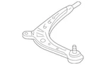 Genuine Bmw Wishbone Left 31-12-6-758-533. Fixed Price $259.19.