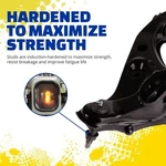 Moog Chassis Products Suspension Control Arm And Ball Joint Assembly. Fixed Price $79.86.