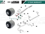 For Land Rover Range Ii 2 P38 Front Radius Arm Axle Bush Top Quality. Fixed Price $31.07.
