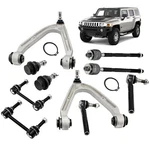 10X Front Upper Control Arms Tie Rod Sway Bar Link Kit For Hummer H3 2006-2010. Fixed Price $138.94.