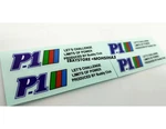 Japan Material Buddy Club P1 Racing High Quality Replacement Decal Sticker #R047. Fixed Price $37.51.