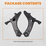 2PCS Front Lower Control Arms W/ball Joint Subaru Impreza Forester 2009-2013. Fixed Price $66.08.