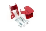 Umi Control Arm Relocation Brackets Rear Lower Red Powdercoated Bolt-in Kit. Fixed Price $126.63.
