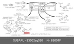 Genuine Oe Switch Rg 83002SG030 For Subaru 83002-SG030. Fixed Price $40.41.