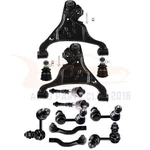 Eccpp 12PC Front Rear Lower Control Arm Tie Rod Ball Joint Kit For Nissan Suzuki. Fixed Price $134.04.