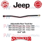 Skyjacker Adjustable Rear Track Bar 0-6" Lift For 2007-2018 Jeep Wrangler Jk 4WD. Fixed Price $150.99.