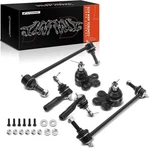 Set Of 6, Front Sway Bar Link, Lower Ball Joint, Outer Tie Rod End, Compatible. Fixed Price $100.99.