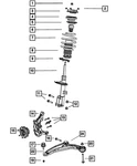 Genuine Mopar Control Arm Right 5085408AK. Fixed Price $548.00.