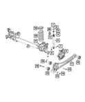 Genuine Mopar Lower Control Arm Right 68349156AD. Fixed Price $401.35.