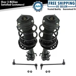 Front Strut & Spring Assemblies With Sway Bar End Links Kit For Nissan Sentra. Fixed Price $161.91.
