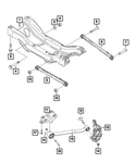 Genuine Mopar Rear Control Arm Assembly Right Trailing Link 68309201AB. Fixed Price $116.15.
