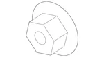 Genuine Bmw Upper Control Arm Nut 33-30-6-760-585. Fixed Price $9.72.