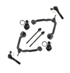 Durable 8PC Front Suspension Kit Control Arms Ball Joints Tie Rods Gm Van. Fixed Price $188.15.