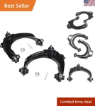 Alloy Steel Front Upper Control Arm Set With Ball Joints - Perfect Fit For Honda. Fixed Price $59.99.