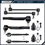 For 2007-2012 Nissan Versa 8PCS Front Tie Rods Ball Joints Sway Bars Kit. Fixed Price $49.45.