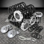 Front+rear Aluminum Scale Coilover 0-3" Spring For 88-00 Civic Crx Integra Black. Fixed Price $43.99.