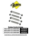 1032031 Adjustable Control Arm Kit 00-09 Dodge 2500 3500 Bd Performance. Fixed Price $599.99.