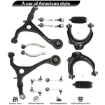 16X Front Upper Lower Control Arms Sway Bars Tie Rod End Fits For 04-06 Acura Tl. Fixed Price $188.08.