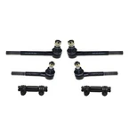 6 Pc Steering Inner Outer Tie Rods Adjusting Sleeves Kit For Chevrolet Gmc. Fixed Price $48.39.