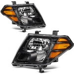2PCS Pair Headlights For Nissan Frontier Pickup 4-DR 2009-21 Black Headlamp. Fixed Price $75.99.