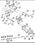 Genuine Mopar Rear Suspension Cross-member 4895276AC Sebring Stratus 2006 Nos. Fixed Price $139.95.