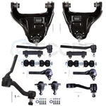 For 1999-03 Chevy Blazer S10 4WD 14PCS Complete Front Suspension Control Arm Kit. Fixed Price $96.32.