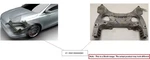 Rear Crossmember Subframe Oem 09-13 Infiniti G37 55400JL00E. Fixed Price $175.00.