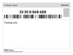 Genuine Bmw Trailing Link 33-30-8-868-688 New. Fixed Price $141.89.