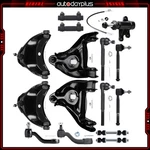 15PCS Front Control Arms Streeing Tie Rod Suspension Kit For 1995-99 Chevy Tahoe. Fixed Price $214.68.