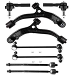8PCS New Front Lower Control Arms Tie Rods Sway Bars For Chrysler Town & Country. Fixed Price $83.74.