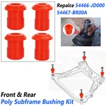 Poly Front Subframe Bushing Kit For 08-20 Nissan Rogue 54466-JD000, 54467-BR00A. Fixed Price $16.99.