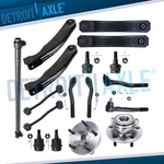 Front Upper Lower Control Arm Wheel Hubs Kit For 1999-2004 Jeep Grand Cherokee. Fixed Price $274.38.