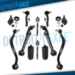 Front Lower Control Arms Ball Joints Tie Rods Kit For Fusion Mkz Mercury Milan. Fixed Price $174.95.