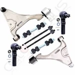 8PCS Front Control Arms Tie Rod Links Kit For Buick Lucerne & Cadillac Dts. Fixed Price $131.57.