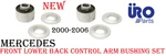 Front Lower Control Arm Bushing Kit Set Left & Right Mercedes Cl Sl Uro. Fixed Price $113.33.