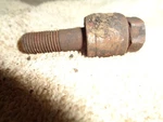 Spindle Knuckle To Brake Back Plate Bolt, Original "tr" W/spacer. 53-62 Corvette. Fixed Price $8.95.