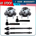 6X Front Tie Rod Ends Wheel Hub Bearings Suspension For 2005-2007 Nissan Murano. Fixed Price $105.15.