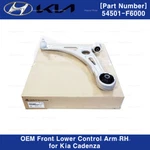 54501F6000 Genuine Oem Control Arm Front Lower Rh For Kia Cadenza 2017-2020. Fixed Price $142.50.