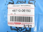 Genuine Oem Toyota Lexus 48710-06150 Rh Or Lh Rear Suspension Lateral Arm. Fixed Price $90.00.