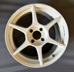 Rare Og Buddy Club P1 Qf Racing Pro Spec 17X7 First Wheel 4X114.3 Rim White. Fixed Price $315.00.