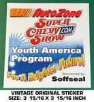 Autozone Super Chevy Show - Vintage Original Vinyl Decal Sticker. Fixed Price $5.78.