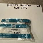 (1) 63-82 C2 C3 Corvette Rear Trailing Arm Slotted Castle Nut Gm 3774712 Nos. Fixed Price $5.70.