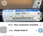Genuine Ford Suspension Control Arm 9L8Z-5500-C. Fixed Price $41.92.