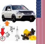 For Honda Cr-v 2002-2006 Pu Rear Bushing Kit Yellow Sport. Fixed Price $65.00.