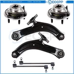 6PCS Front Control Arm Ball Joint Wheel Bearning Hub For 2007-2012 Nissan Sentra. Fixed Price $127.85.
