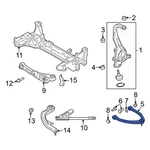 For Infiniti G35 2004-2006 Front Left Upper Suspension Control Arm. Fixed Price $338.51.