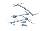 Genuine Mercedes-benz Trailing Arm 463-350-30-01. Fixed Price $118.62.