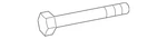 Genuine Bmw Ft Upper Control Arm Mount Bolt 33-32-6-764-927. Fixed Price $8.67.