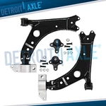 Front Lower Control Arms + Ball Joints For Vw Jetta Golf Eos Gti Audi A3 Quattro. Fixed Price $104.36.